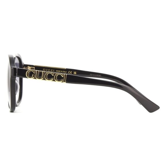 New GUCCI Black Aviator GG1188S 002 Sunglasses Women - Picture 3 of 5